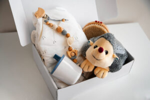 doos met kraamcadeaus